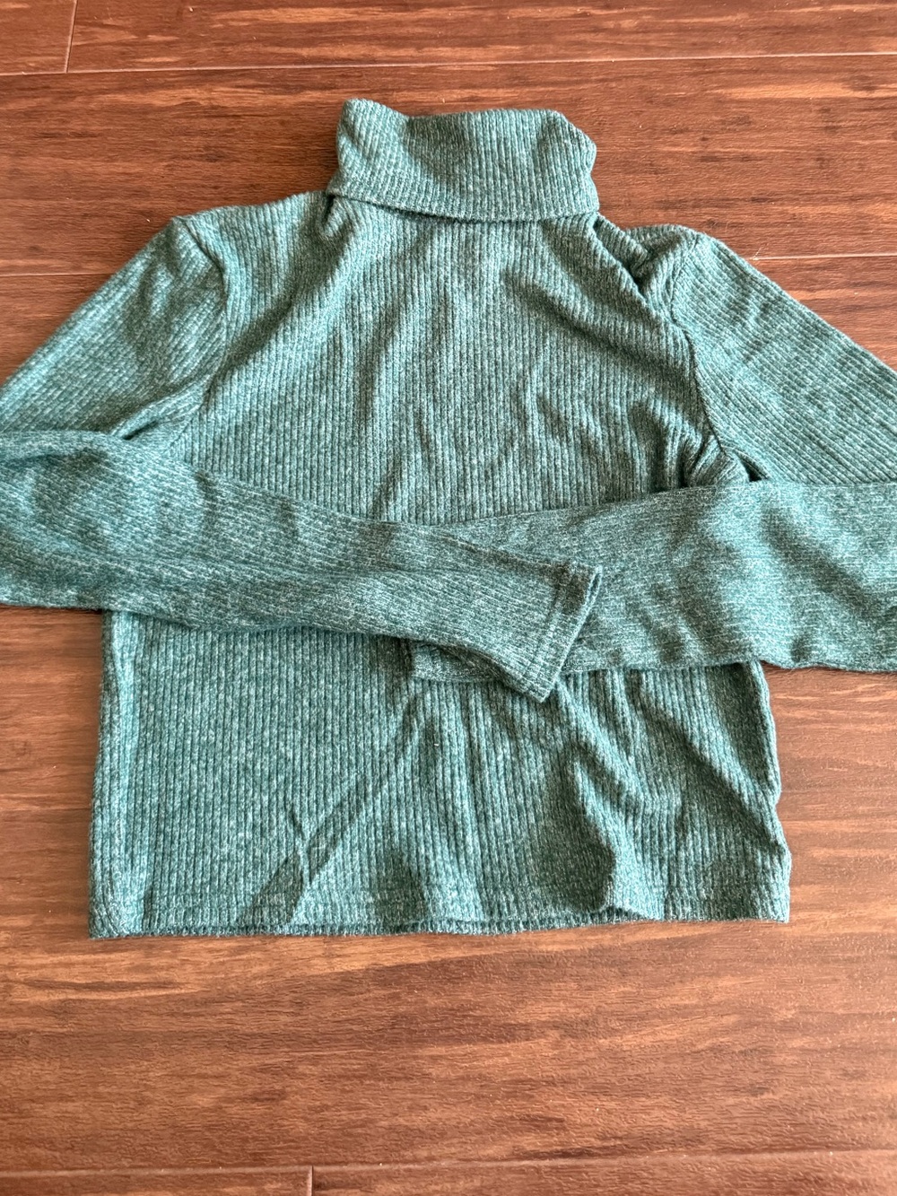 BP Teal Turtleneck Ribbed Sweater in size S